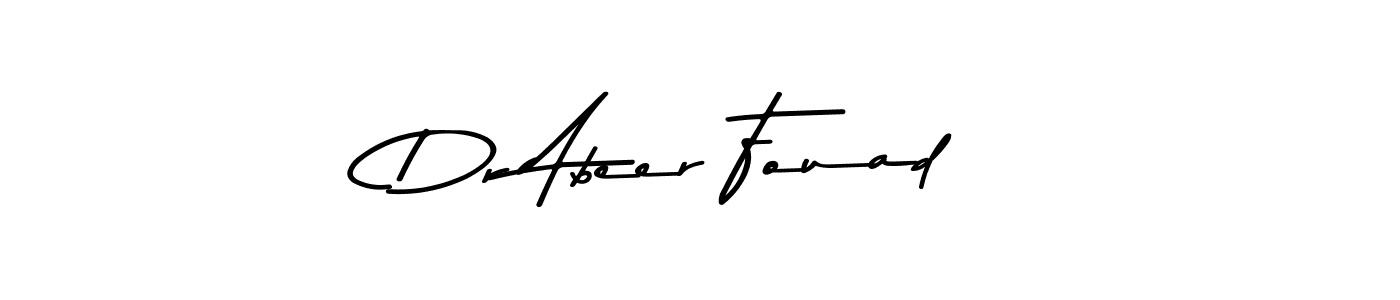 if you are searching for the best signature style for your name Dr Abeer Fouad. so please give up your signature search. here we have designed multiple signature styles  using Asem Kandis PERSONAL USE. Dr Abeer Fouad signature style 9 images and pictures png