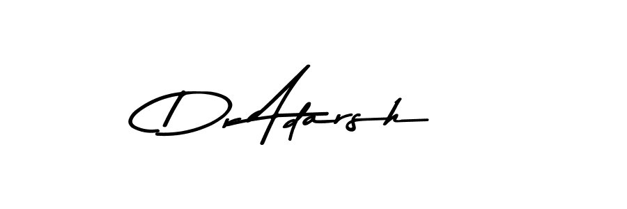 Dr Adarsh stylish signature style. Best Handwritten Sign (Asem Kandis PERSONAL USE) for my name. Handwritten Signature Collection Ideas for my name Dr Adarsh. Dr Adarsh signature style 9 images and pictures png