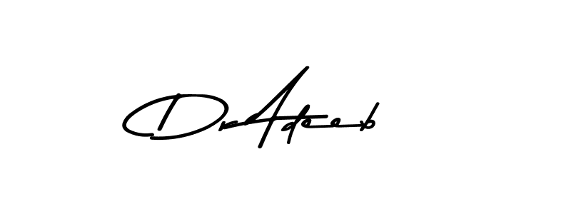 if you are searching for the best signature style for your name Dr Adeeb. so please give up your signature search. here we have designed multiple signature styles  using Asem Kandis PERSONAL USE. Dr Adeeb signature style 9 images and pictures png
