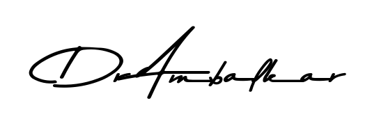 Use a signature maker to create a handwritten signature online. With this signature software, you can design (Asem Kandis PERSONAL USE) your own signature for name Dr Ambalkar. Dr Ambalkar signature style 9 images and pictures png