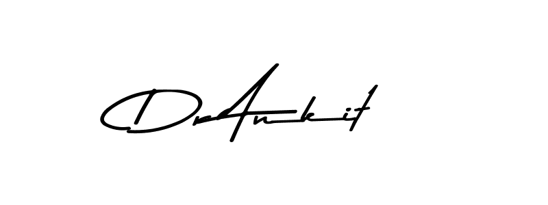 How to make Dr Ankit name signature. Use Asem Kandis PERSONAL USE style for creating short signs online. This is the latest handwritten sign. Dr Ankit signature style 9 images and pictures png