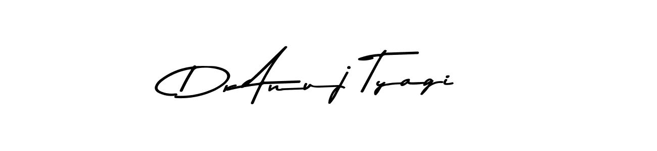 You should practise on your own different ways (Asem Kandis PERSONAL USE) to write your name (Dr Anuj Tyagi) in signature. don't let someone else do it for you. Dr Anuj Tyagi signature style 9 images and pictures png