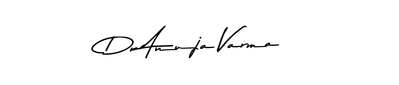 Dr Anuja Varma stylish signature style. Best Handwritten Sign (Asem Kandis PERSONAL USE) for my name. Handwritten Signature Collection Ideas for my name Dr Anuja Varma. Dr Anuja Varma signature style 9 images and pictures png