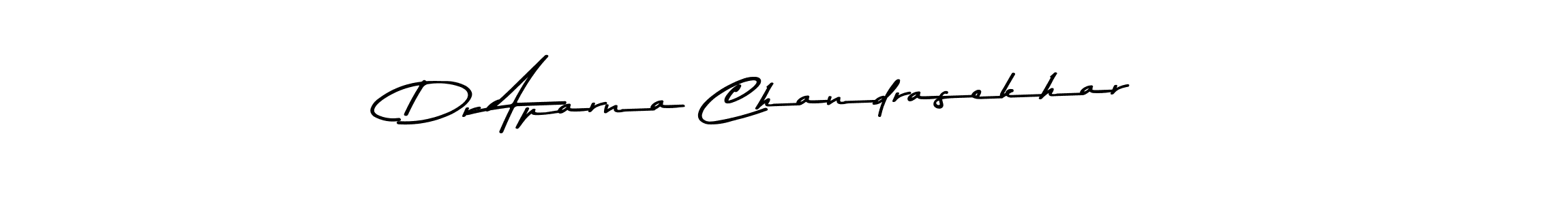 Dr Aparna Chandrasekhar stylish signature style. Best Handwritten Sign (Asem Kandis PERSONAL USE) for my name. Handwritten Signature Collection Ideas for my name Dr Aparna Chandrasekhar. Dr Aparna Chandrasekhar signature style 9 images and pictures png