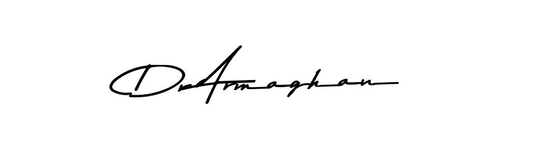 Create a beautiful signature design for name Dr Armaghan. With this signature (Asem Kandis PERSONAL USE) fonts, you can make a handwritten signature for free. Dr Armaghan signature style 9 images and pictures png