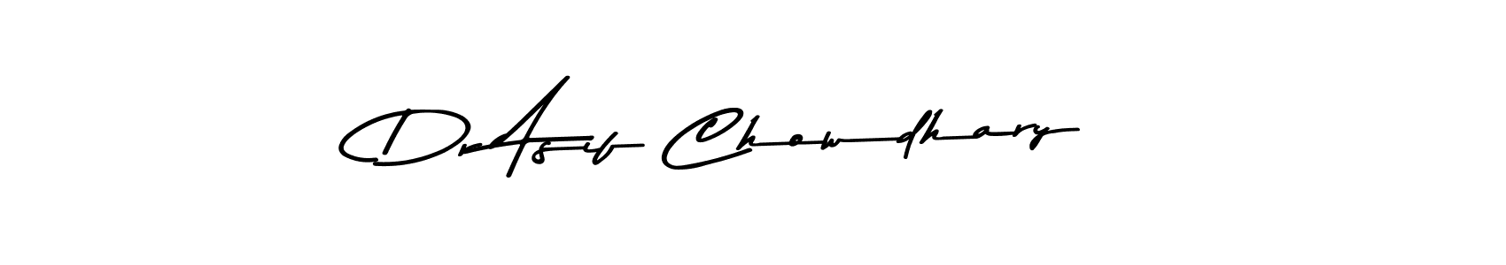 Design your own signature with our free online signature maker. With this signature software, you can create a handwritten (Asem Kandis PERSONAL USE) signature for name Dr Asif Chowdhary. Dr Asif Chowdhary signature style 9 images and pictures png