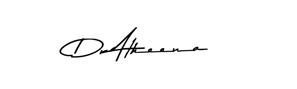Use a signature maker to create a handwritten signature online. With this signature software, you can design (Asem Kandis PERSONAL USE) your own signature for name Dr Atheena. Dr Atheena signature style 9 images and pictures png
