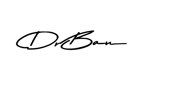 Design your own signature with our free online signature maker. With this signature software, you can create a handwritten (Asem Kandis PERSONAL USE) signature for name Dr Ban. Dr Ban signature style 9 images and pictures png