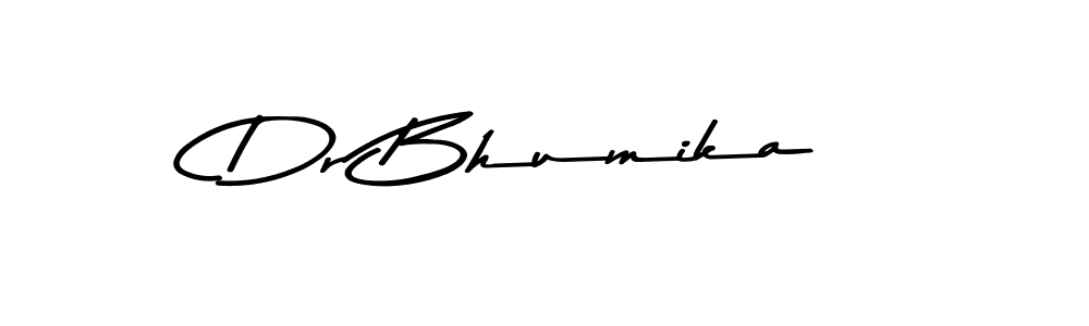 Also we have Dr Bhumika name is the best signature style. Create professional handwritten signature collection using Asem Kandis PERSONAL USE autograph style. Dr Bhumika signature style 9 images and pictures png