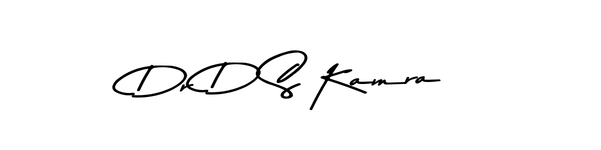 Design your own signature with our free online signature maker. With this signature software, you can create a handwritten (Asem Kandis PERSONAL USE) signature for name Dr D S Kamra. Dr D S Kamra signature style 9 images and pictures png