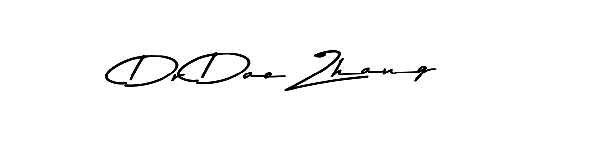 Create a beautiful signature design for name Dr Dao Zhang. With this signature (Asem Kandis PERSONAL USE) fonts, you can make a handwritten signature for free. Dr Dao Zhang signature style 9 images and pictures png