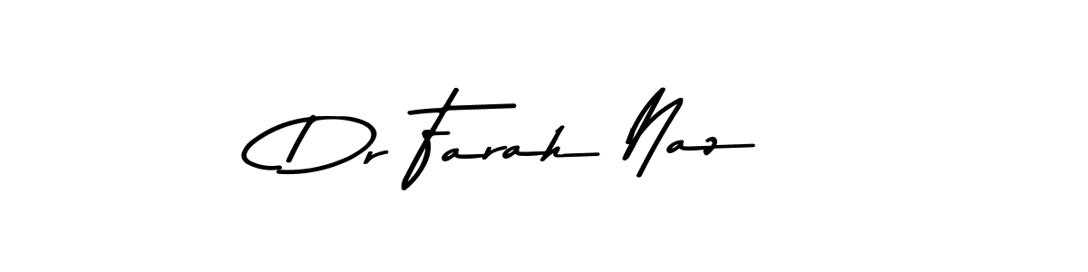 This is the best signature style for the Dr Farah Naz name. Also you like these signature font (Asem Kandis PERSONAL USE). Mix name signature. Dr Farah Naz signature style 9 images and pictures png