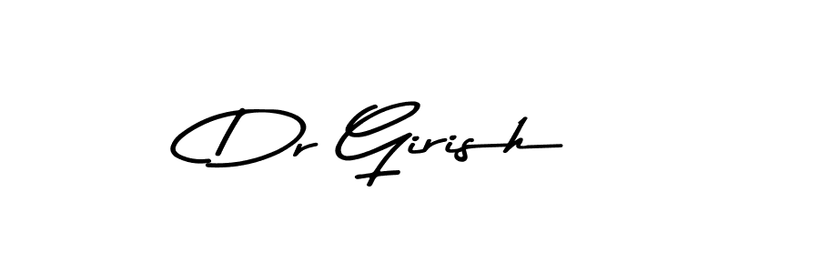 if you are searching for the best signature style for your name Dr Girish. so please give up your signature search. here we have designed multiple signature styles  using Asem Kandis PERSONAL USE. Dr Girish signature style 9 images and pictures png