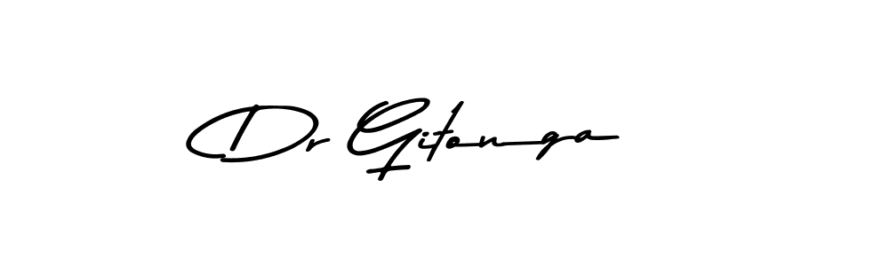 Make a beautiful signature design for name Dr Gitonga. With this signature (Asem Kandis PERSONAL USE) style, you can create a handwritten signature for free. Dr Gitonga signature style 9 images and pictures png
