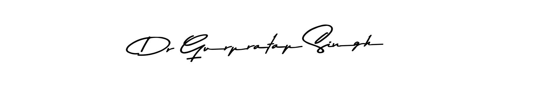 How to make Dr Gurpratap Singh name signature. Use Asem Kandis PERSONAL USE style for creating short signs online. This is the latest handwritten sign. Dr Gurpratap Singh signature style 9 images and pictures png
