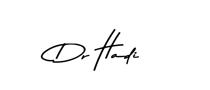 How to make Dr Hadi name signature. Use Asem Kandis PERSONAL USE style for creating short signs online. This is the latest handwritten sign. Dr Hadi signature style 9 images and pictures png
