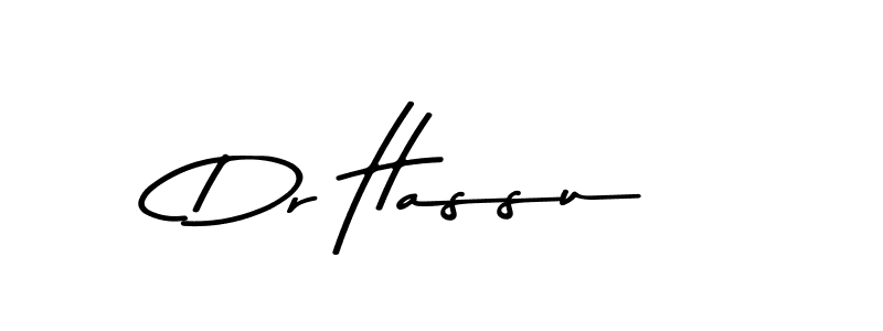 Design your own signature with our free online signature maker. With this signature software, you can create a handwritten (Asem Kandis PERSONAL USE) signature for name Dr Hassu. Dr Hassu signature style 9 images and pictures png