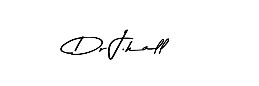 How to make Dr J.hall name signature. Use Asem Kandis PERSONAL USE style for creating short signs online. This is the latest handwritten sign. Dr J.hall signature style 9 images and pictures png