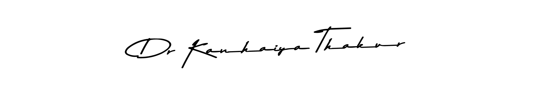 The best way (Asem Kandis PERSONAL USE) to make a short signature is to pick only two or three words in your name. The name Dr Kanhaiya Thakur include a total of six letters. For converting this name. Dr Kanhaiya Thakur signature style 9 images and pictures png