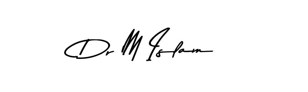 Dr M Islam stylish signature style. Best Handwritten Sign (Asem Kandis PERSONAL USE) for my name. Handwritten Signature Collection Ideas for my name Dr M Islam. Dr M Islam signature style 9 images and pictures png