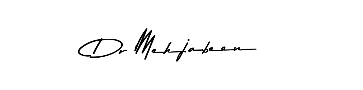 Use a signature maker to create a handwritten signature online. With this signature software, you can design (Asem Kandis PERSONAL USE) your own signature for name Dr Mehjabeen. Dr Mehjabeen signature style 9 images and pictures png