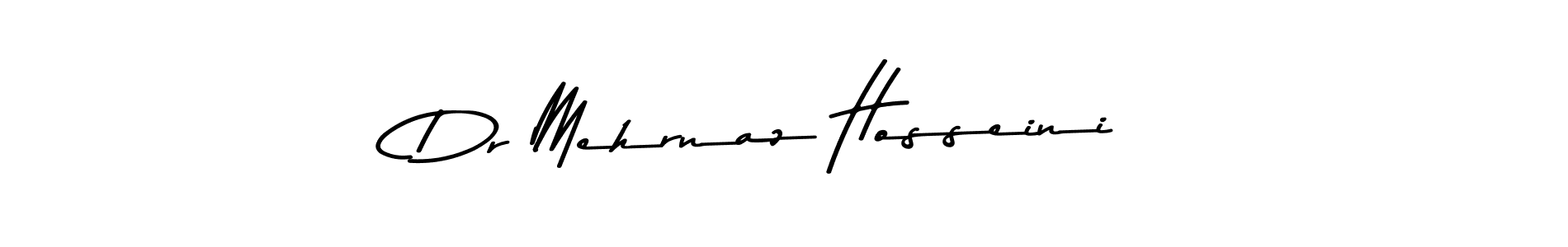 How to make Dr Mehrnaz Hosseini name signature. Use Asem Kandis PERSONAL USE style for creating short signs online. This is the latest handwritten sign. Dr Mehrnaz Hosseini signature style 9 images and pictures png