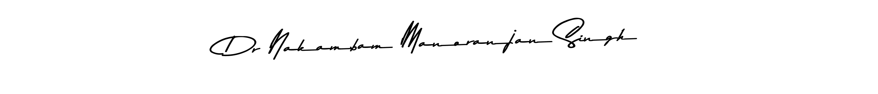 Dr Nakambam Manoranjan Singh stylish signature style. Best Handwritten Sign (Asem Kandis PERSONAL USE) for my name. Handwritten Signature Collection Ideas for my name Dr Nakambam Manoranjan Singh. Dr Nakambam Manoranjan Singh signature style 9 images and pictures png