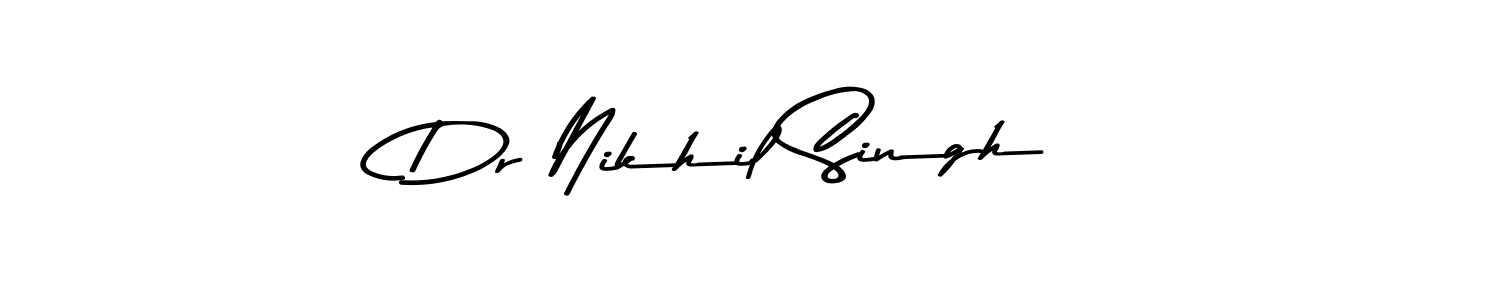 Dr Nikhil Singh stylish signature style. Best Handwritten Sign (Asem Kandis PERSONAL USE) for my name. Handwritten Signature Collection Ideas for my name Dr Nikhil Singh. Dr Nikhil Singh signature style 9 images and pictures png