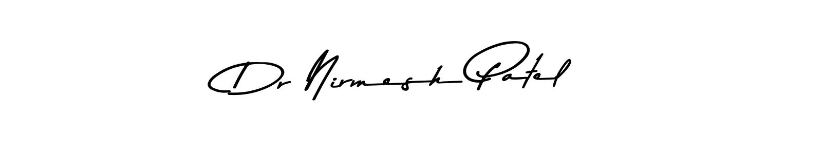 It looks lik you need a new signature style for name Dr Nirmesh Patel. Design unique handwritten (Asem Kandis PERSONAL USE) signature with our free signature maker in just a few clicks. Dr Nirmesh Patel signature style 9 images and pictures png
