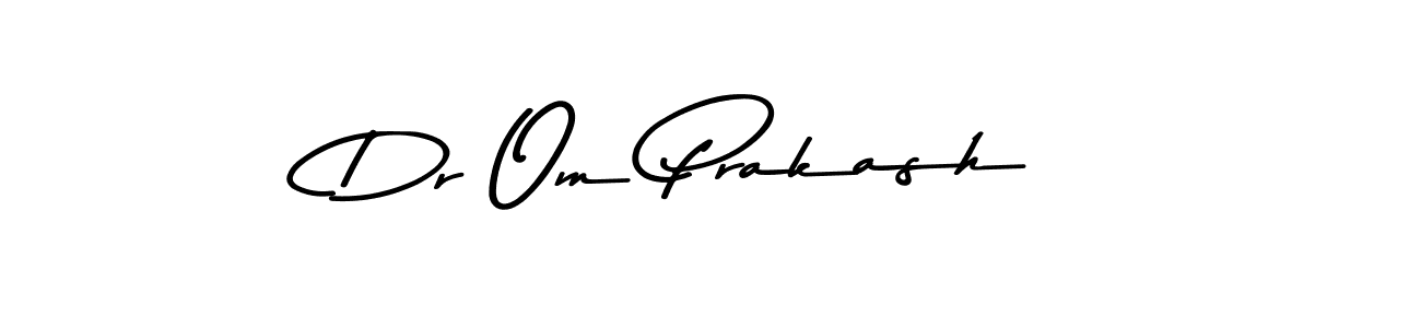 Make a beautiful signature design for name Dr Om Prakash. With this signature (Asem Kandis PERSONAL USE) style, you can create a handwritten signature for free. Dr Om Prakash signature style 9 images and pictures png