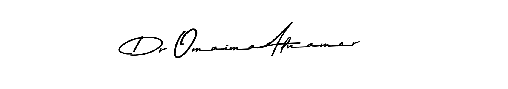 Here are the top 10 professional signature styles for the name Dr Omaima Alnamer. These are the best autograph styles you can use for your name. Dr Omaima Alnamer signature style 9 images and pictures png