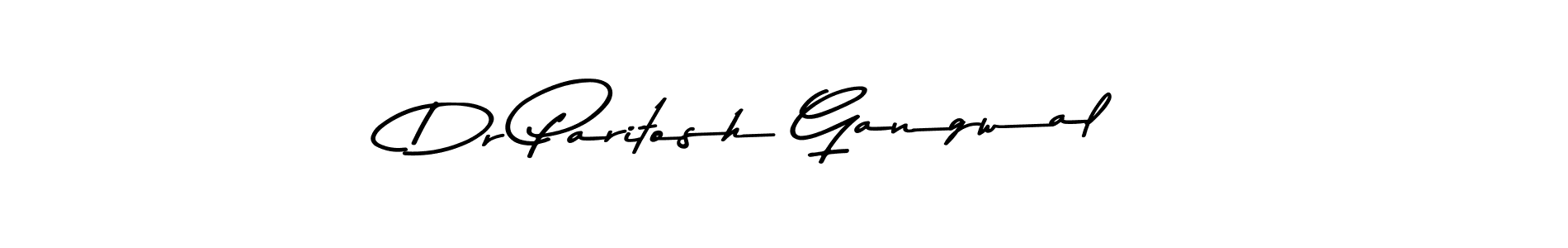 Create a beautiful signature design for name Dr Paritosh Gangwal. With this signature (Asem Kandis PERSONAL USE) fonts, you can make a handwritten signature for free. Dr Paritosh Gangwal signature style 9 images and pictures png