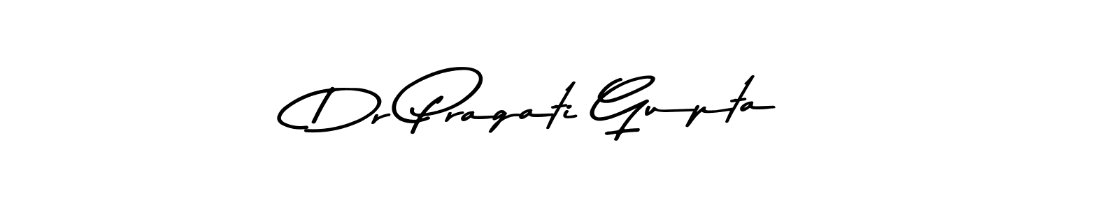 Design your own signature with our free online signature maker. With this signature software, you can create a handwritten (Asem Kandis PERSONAL USE) signature for name Dr Pragati Gupta. Dr Pragati Gupta signature style 9 images and pictures png