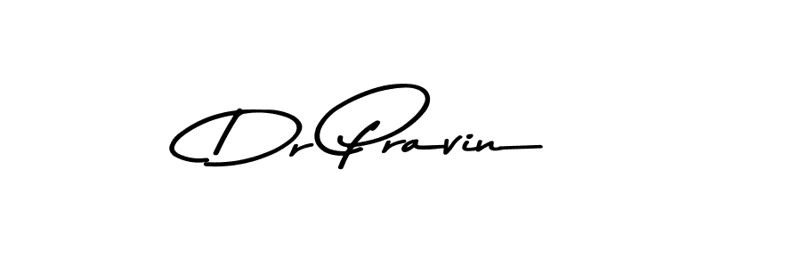 How to make Dr Pravin name signature. Use Asem Kandis PERSONAL USE style for creating short signs online. This is the latest handwritten sign. Dr Pravin signature style 9 images and pictures png
