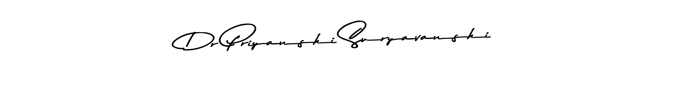 Dr Priyanshi Suryavanshi stylish signature style. Best Handwritten Sign (Asem Kandis PERSONAL USE) for my name. Handwritten Signature Collection Ideas for my name Dr Priyanshi Suryavanshi. Dr Priyanshi Suryavanshi signature style 9 images and pictures png
