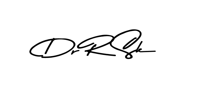 Create a beautiful signature design for name Dr R Sk. With this signature (Asem Kandis PERSONAL USE) fonts, you can make a handwritten signature for free. Dr R Sk signature style 9 images and pictures png
