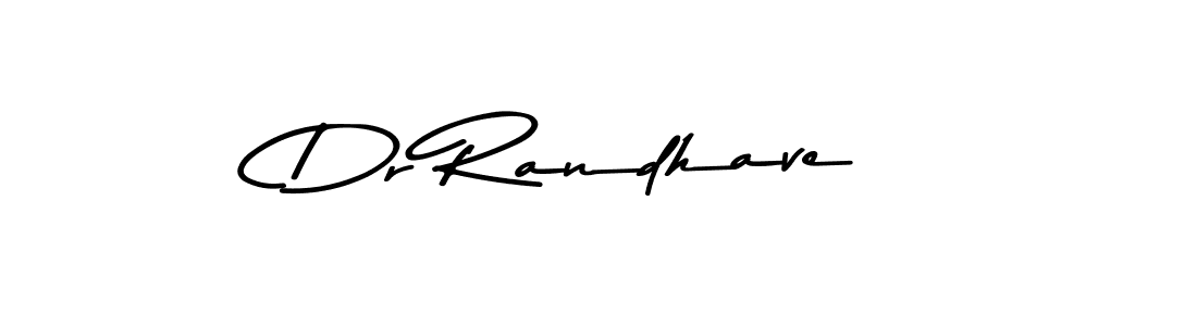 Design your own signature with our free online signature maker. With this signature software, you can create a handwritten (Asem Kandis PERSONAL USE) signature for name Dr Randhave. Dr Randhave signature style 9 images and pictures png