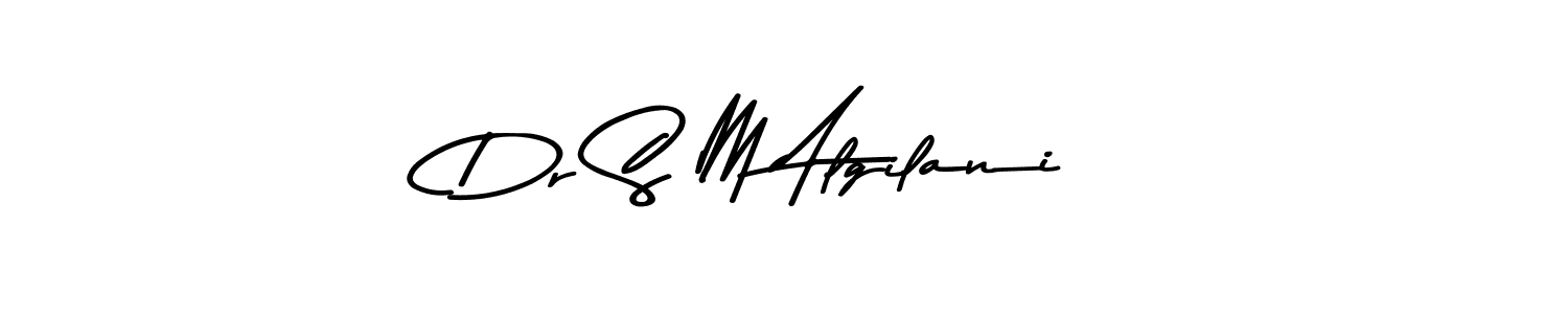 It looks lik you need a new signature style for name Dr S M Algilani. Design unique handwritten (Asem Kandis PERSONAL USE) signature with our free signature maker in just a few clicks. Dr S M Algilani signature style 9 images and pictures png