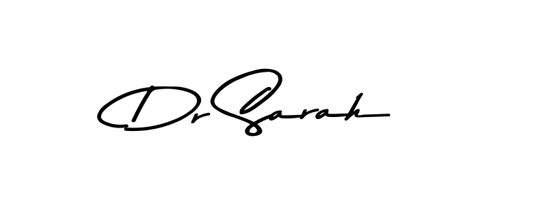 Use a signature maker to create a handwritten signature online. With this signature software, you can design (Asem Kandis PERSONAL USE) your own signature for name Dr Sarah. Dr Sarah signature style 9 images and pictures png