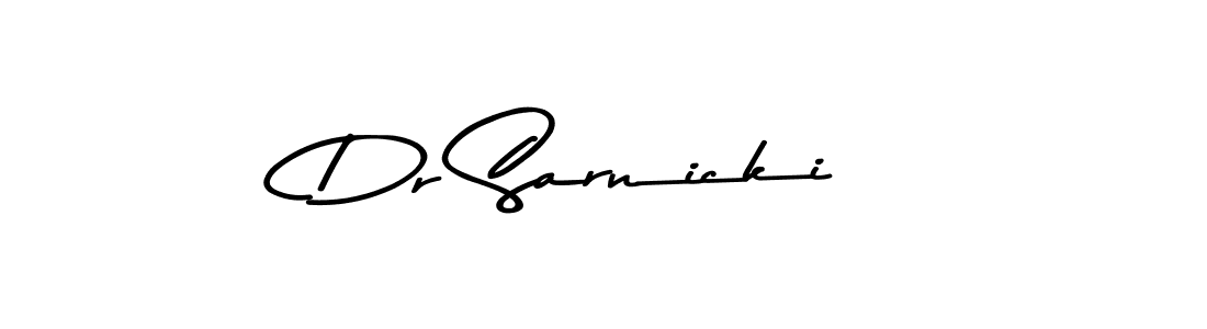 Design your own signature with our free online signature maker. With this signature software, you can create a handwritten (Asem Kandis PERSONAL USE) signature for name Dr Sarnicki. Dr Sarnicki signature style 9 images and pictures png