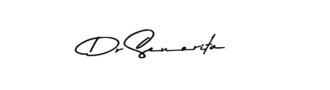 Design your own signature with our free online signature maker. With this signature software, you can create a handwritten (Asem Kandis PERSONAL USE) signature for name Dr Senorita. Dr Senorita signature style 9 images and pictures png