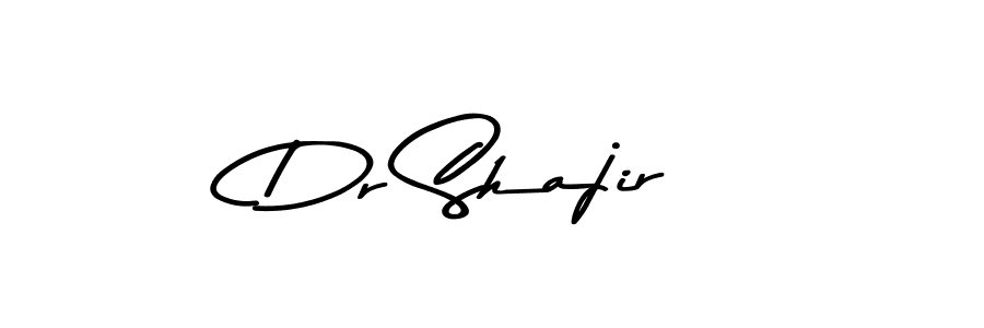 Make a beautiful signature design for name Dr Shajir. With this signature (Asem Kandis PERSONAL USE) style, you can create a handwritten signature for free. Dr Shajir signature style 9 images and pictures png