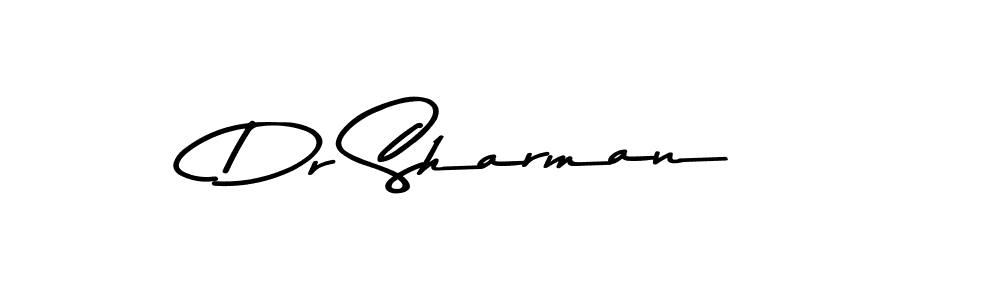 Design your own signature with our free online signature maker. With this signature software, you can create a handwritten (Asem Kandis PERSONAL USE) signature for name Dr Sharman. Dr Sharman signature style 9 images and pictures png