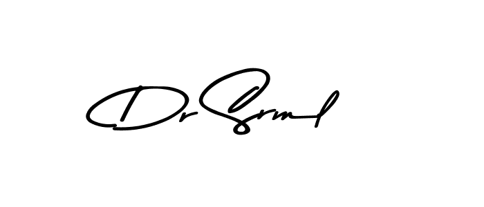 Create a beautiful signature design for name Dr Srml. With this signature (Asem Kandis PERSONAL USE) fonts, you can make a handwritten signature for free. Dr Srml signature style 9 images and pictures png
