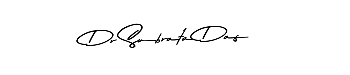 Use a signature maker to create a handwritten signature online. With this signature software, you can design (Asem Kandis PERSONAL USE) your own signature for name Dr Subrata Das. Dr Subrata Das signature style 9 images and pictures png