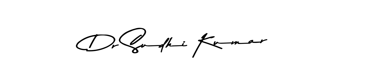 Design your own signature with our free online signature maker. With this signature software, you can create a handwritten (Asem Kandis PERSONAL USE) signature for name Dr Sudhi Kumar. Dr Sudhi Kumar signature style 9 images and pictures png