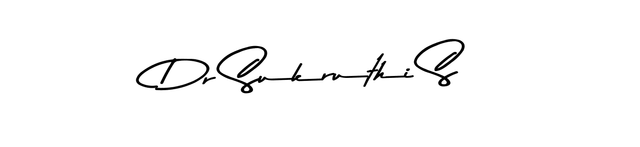 Also You can easily find your signature by using the search form. We will create Dr Sukruthi S name handwritten signature images for you free of cost using Asem Kandis PERSONAL USE sign style. Dr Sukruthi S signature style 9 images and pictures png