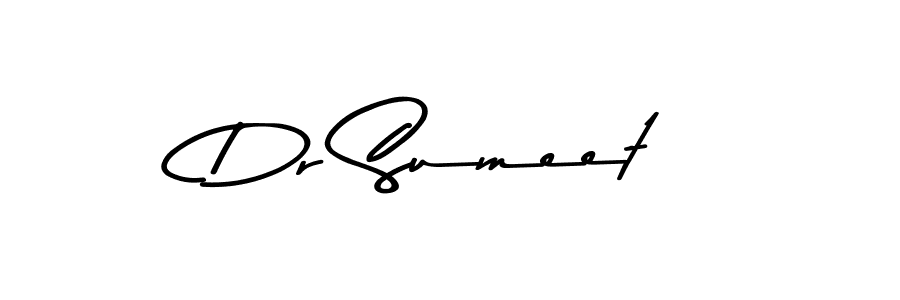 Create a beautiful signature design for name Dr Sumeet. With this signature (Asem Kandis PERSONAL USE) fonts, you can make a handwritten signature for free. Dr Sumeet signature style 9 images and pictures png