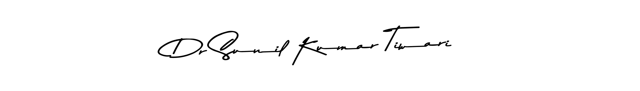 Make a beautiful signature design for name Dr Sunil Kumar Tiwari. With this signature (Asem Kandis PERSONAL USE) style, you can create a handwritten signature for free. Dr Sunil Kumar Tiwari signature style 9 images and pictures png