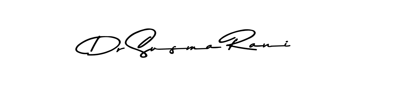 Use a signature maker to create a handwritten signature online. With this signature software, you can design (Asem Kandis PERSONAL USE) your own signature for name Dr Susma Rani. Dr Susma Rani signature style 9 images and pictures png